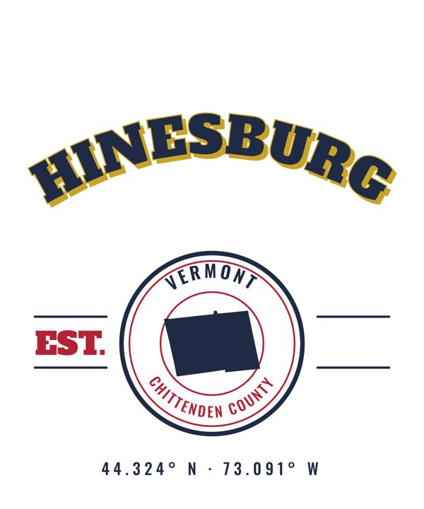 Hinesburg Market Tote artwork detail