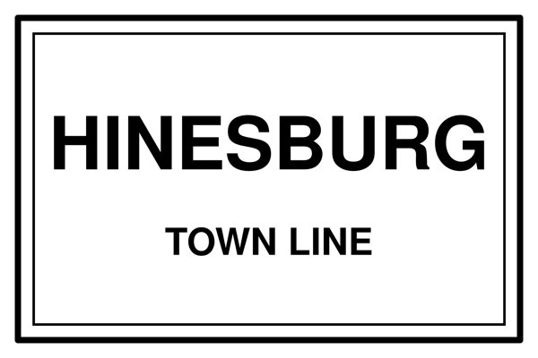 Hinesburg Cork Coaster artwork detail