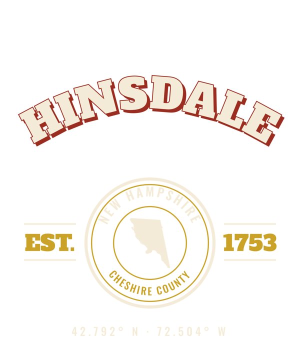 Hinsdale Est. Tee artwork detail