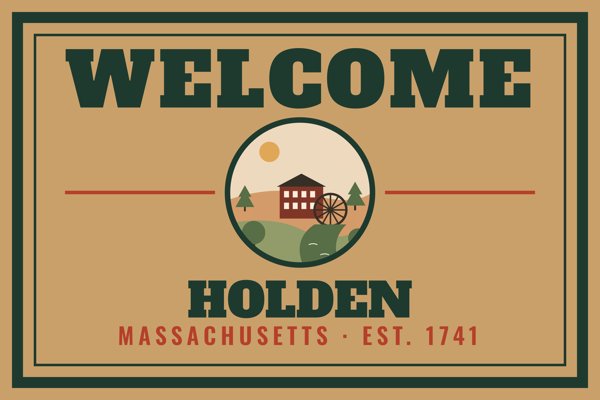Holden Welcome Doormat artwork detail