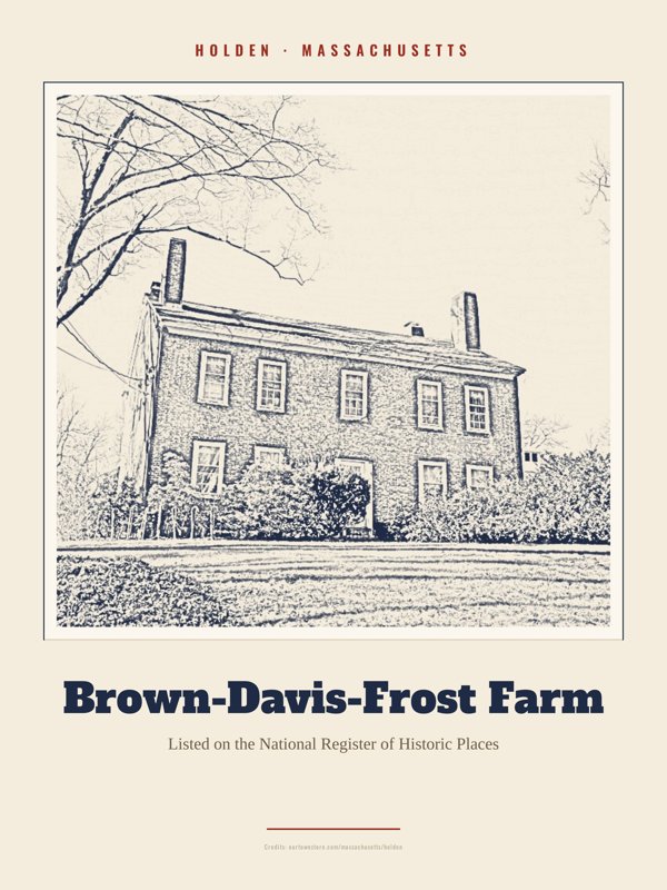 Holden Brown-Davis-Frost Farm Landmark Print artwork detail