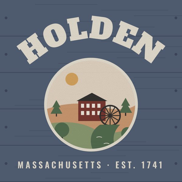 Holden Hometown Wood Sign artwork detail