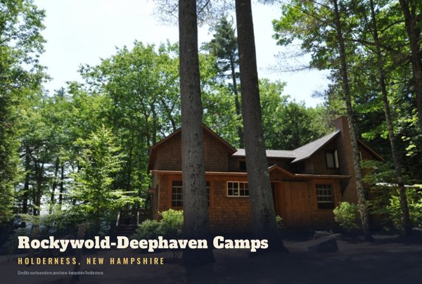 Holderness Rockywold-Deephaven Camps Postcard artwork detail