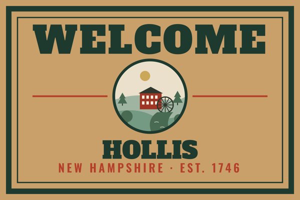 Hollis Welcome Doormat artwork detail