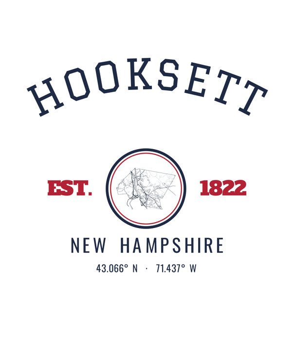 Hooksett Hometown Ornament artwork detail