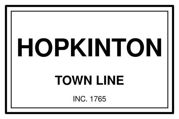 Hopkinton Cork Coaster artwork detail