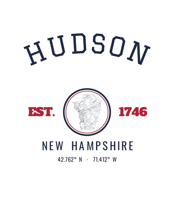 Hudson Hometown Ornament artwork detail