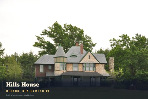 Hudson Hills House Postcard artwork detail
