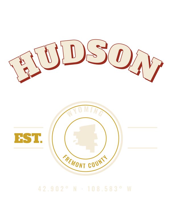 Hudson Est. Tee artwork detail