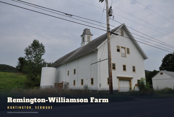 Huntington Remington-Williamson Farm Postcard artwork detail