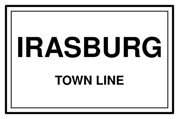 Irasburg Cork Coaster artwork detail