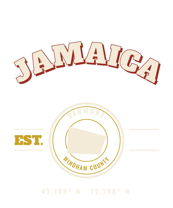 Jamaica Est. Tee artwork detail