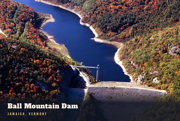 Jamaica Ball Mountain Dam Postcard artwork detail