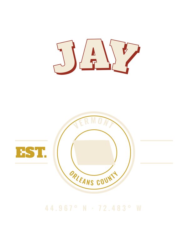 Jay Est. Tee artwork detail