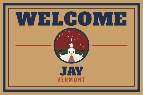 Jay Welcome Doormat artwork detail