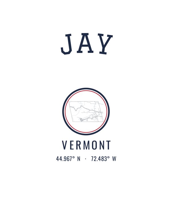 Jay Hometown Ornament artwork detail
