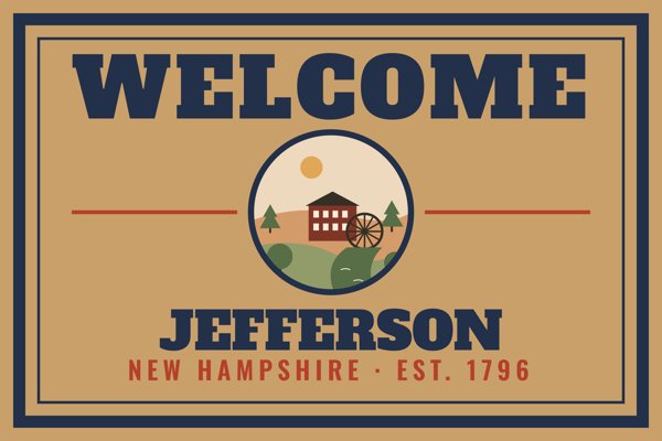Jefferson Welcome Doormat artwork detail