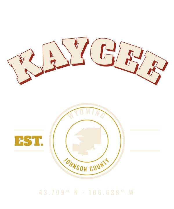 Kaycee Est. Tee artwork detail