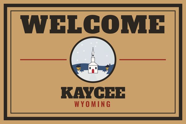 Kaycee Welcome Doormat artwork detail