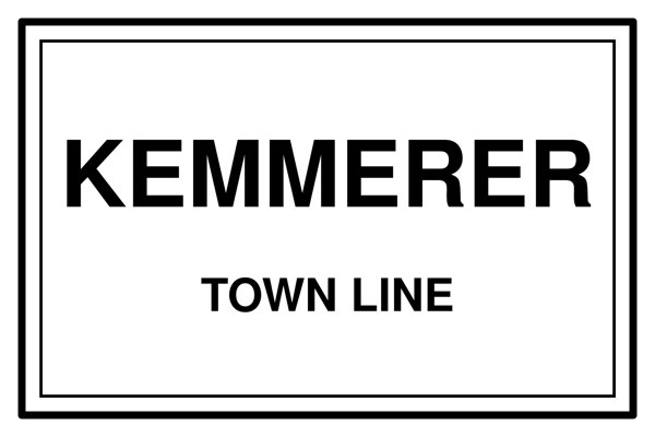 Kemmerer Cork Coaster artwork detail