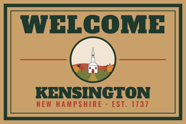 Kensington Welcome Doormat artwork detail