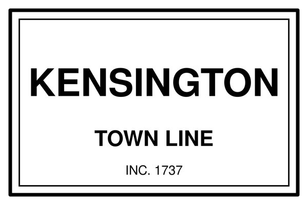 Kensington Town Line Mug artwork detail