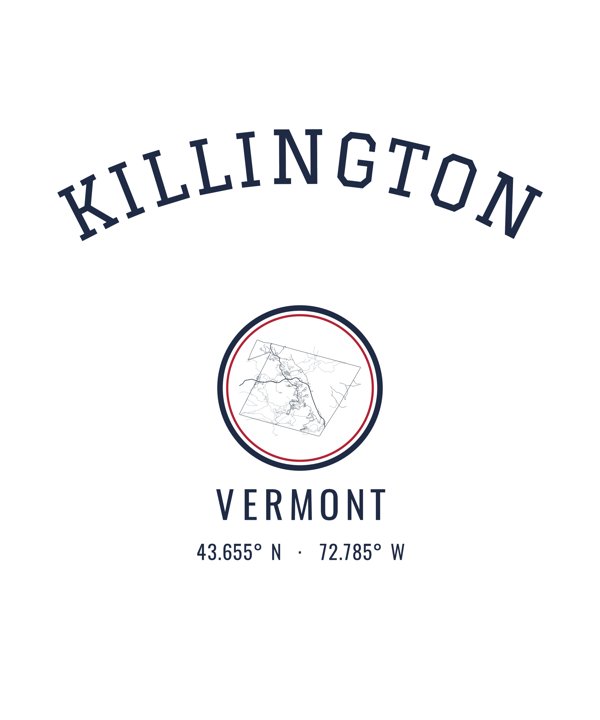 Killington Hometown Ornament artwork detail