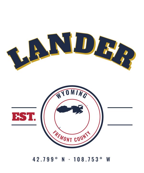 Lander Market Tote artwork detail