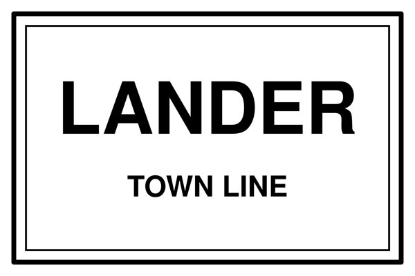 Lander Cork Coaster artwork detail