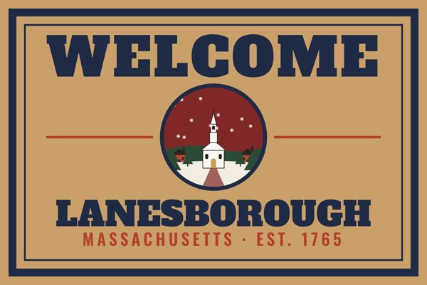 Lanesborough Welcome Doormat artwork detail