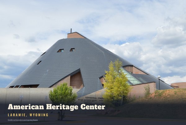 Laramie American Heritage Center Postcard artwork detail