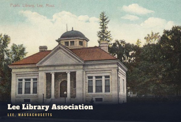 Lee Lee Library Association Postcard artwork detail