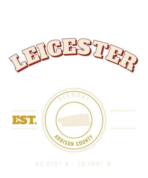 Leicester Est. Tee artwork detail