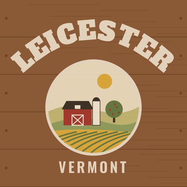 Leicester Hometown Wood Sign artwork detail