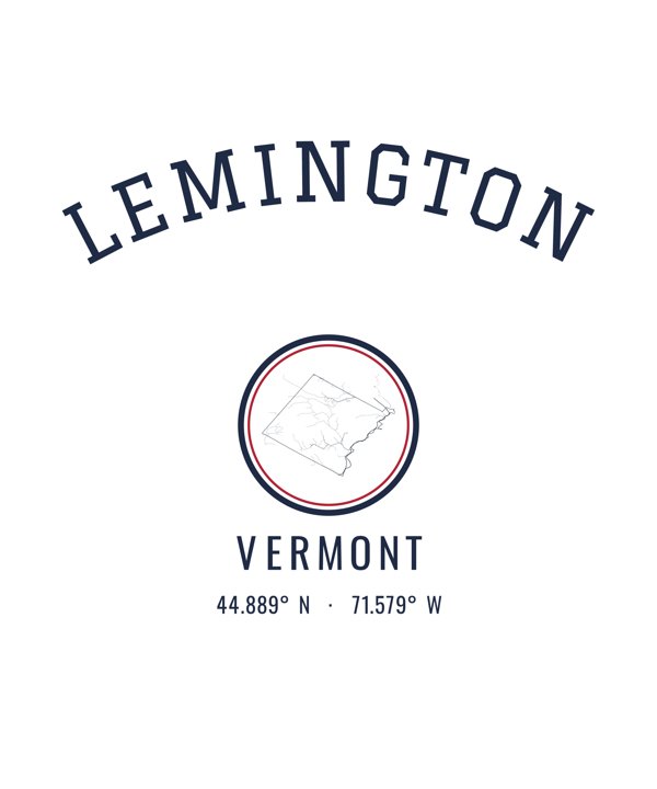 Lemington Hometown Ornament artwork detail