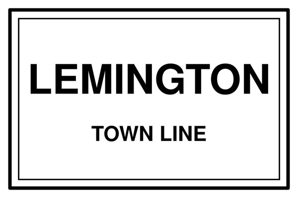 Lemington Town Line Mug artwork detail