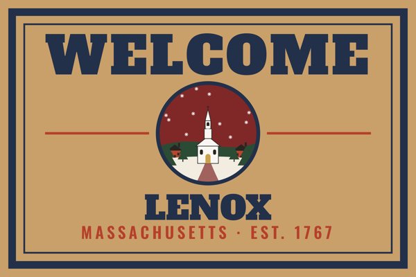 Lenox Welcome Doormat artwork detail