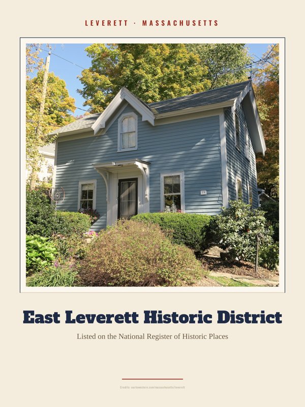 Leverett East Leverett Historic District Landmark Print artwork detail