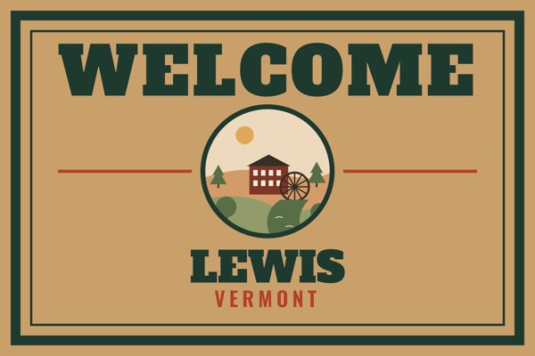Lewis Welcome Doormat artwork detail