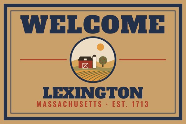 Lexington Welcome Doormat artwork detail