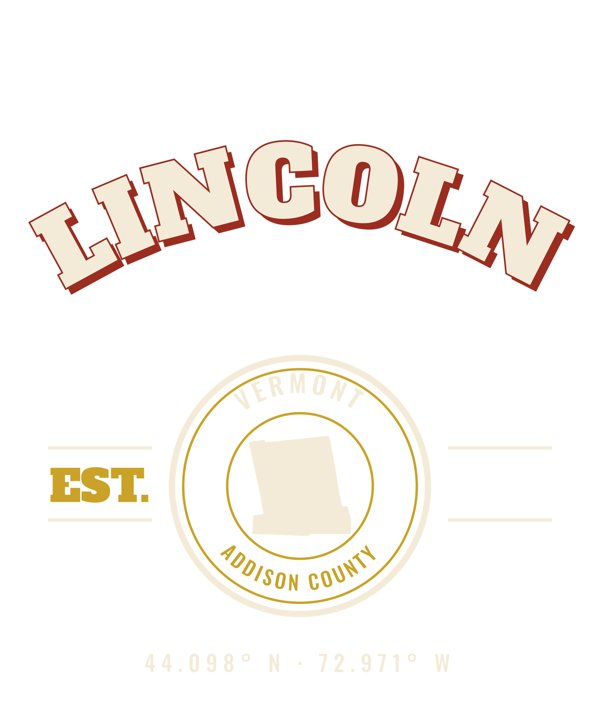 Lincoln Est. Tee artwork detail