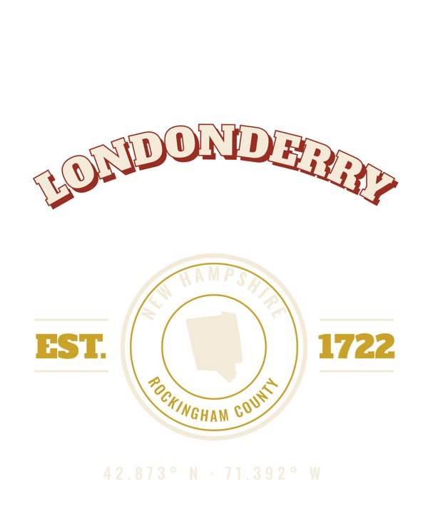Londonderry Varsity Crewneck artwork detail
