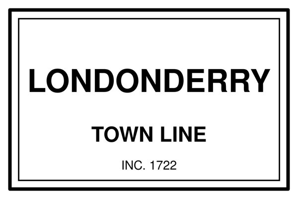 Londonderry Town Line Mug artwork detail