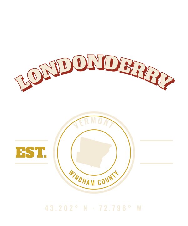 Londonderry Est. Tee artwork detail