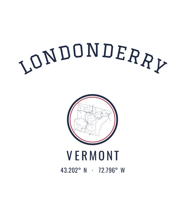 Londonderry Hometown Ornament artwork detail