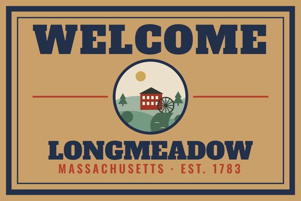 Longmeadow Welcome Doormat artwork detail