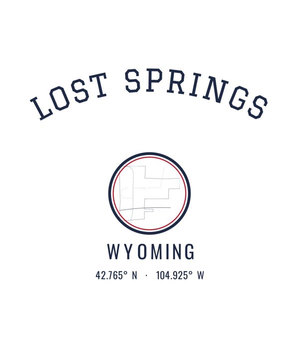 Lost Springs Hometown Ornament artwork detail