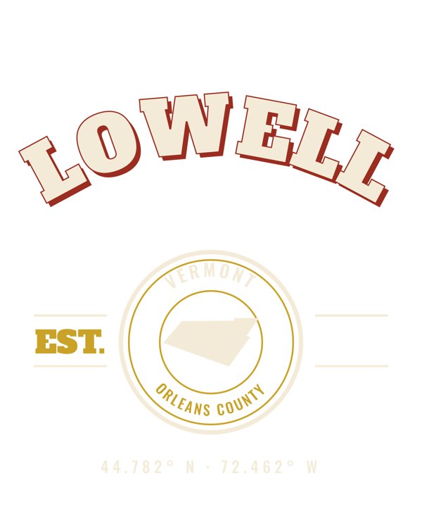 Lowell Est. Tee artwork detail