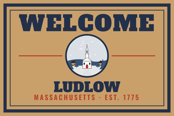 Ludlow Welcome Doormat artwork detail