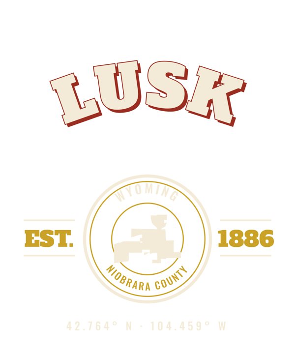 Lusk Est. Tee artwork detail
